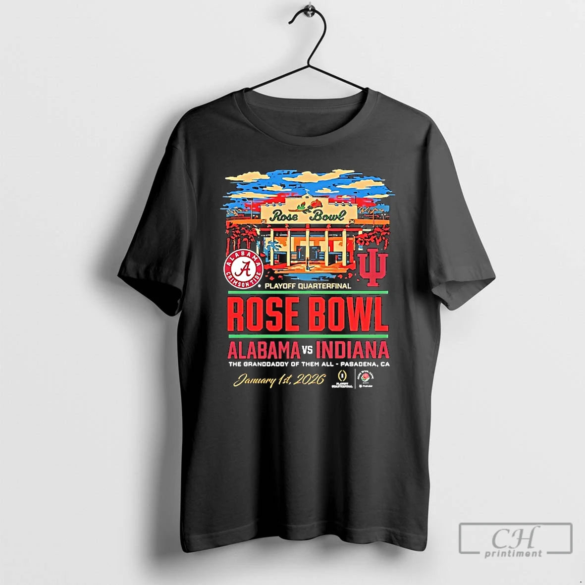 Classic Alabama Crimson Tide Vs Indiana Hoosiers The Granddaddy Of Them All 2026 T Shirts