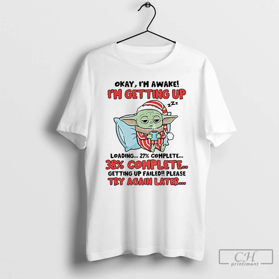 Classic Baby Yoda Santa Akay Im Awake Im Getiingup Loading 27 Complete 38 Complete Christmas