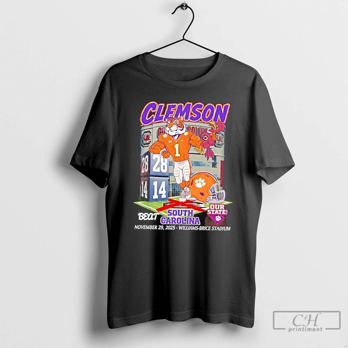 Classic Clemson Tigers Beat South Carolina Gamecocks Williams Brice Stadium T-Shirts, Hoodie, Sweatshirt | WearSparks.com