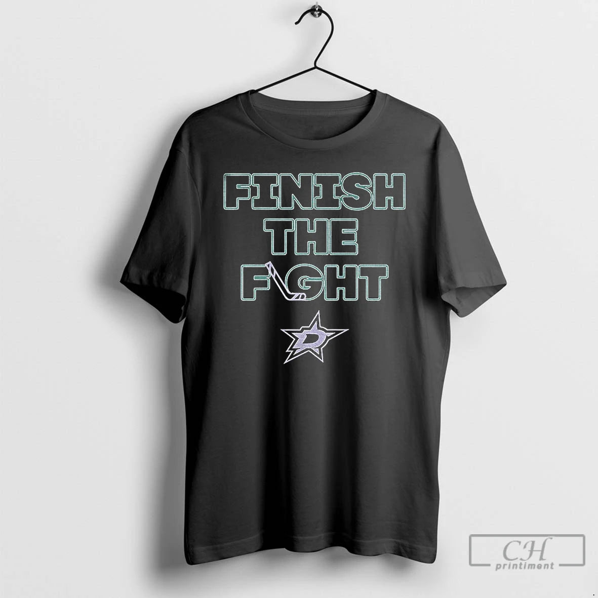 Classic Dallas Stars Hockey Finish The Fight Nhl 2025 Logo T-Shirts, Hoodie, Sweatshirt | WearSparks.com