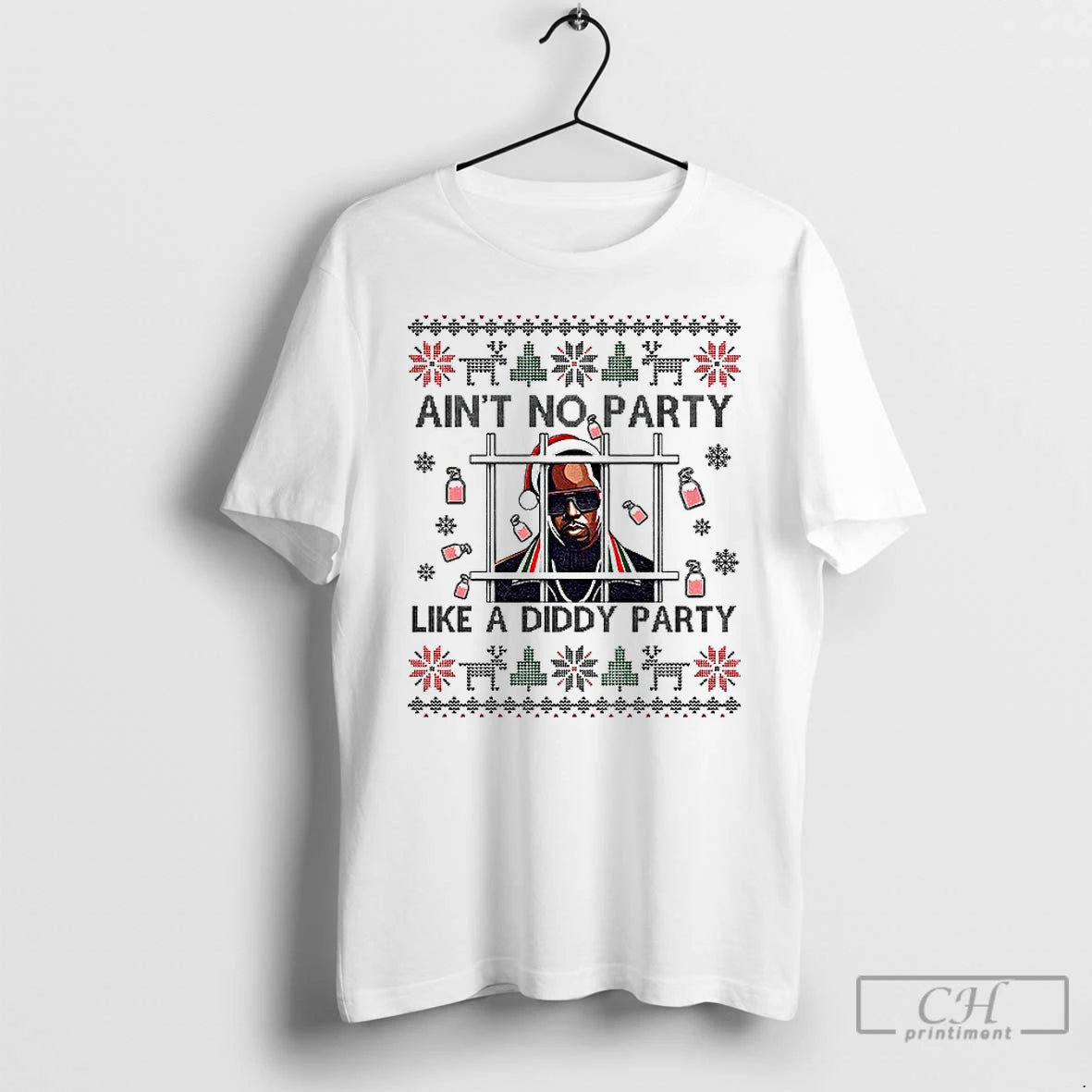 Classic Diddy Aint No Party Like A Diddy Party Merry Christmas T-Shirts, Hoodie, Sweatshirt | WearSparks.com