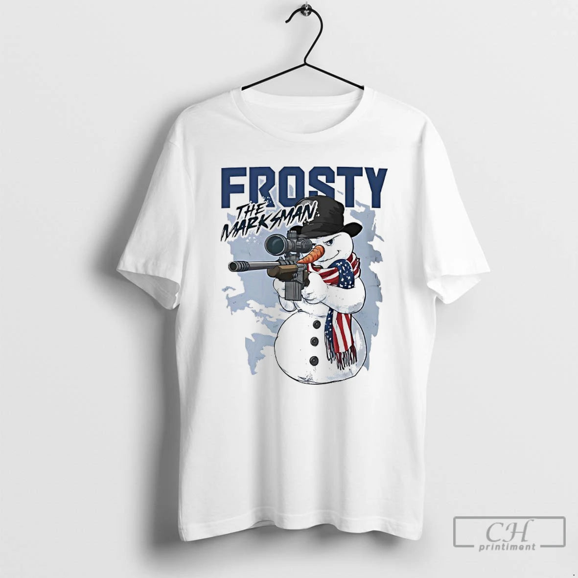 Classic Gun Snowman Frosty The Marksman