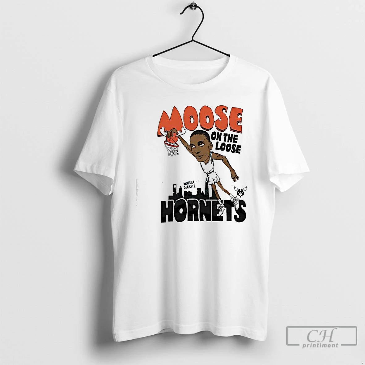 Classic Hornets Moussa Diabate Moose On The Loose Super Player T-Shirts, Hoodie, Sweatshirt | WearSparks.com
