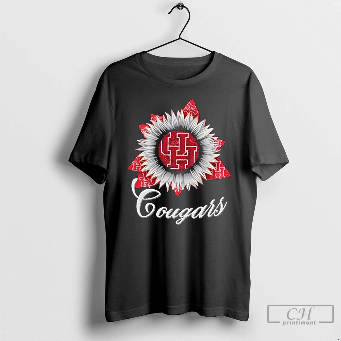Classic Houston Cougars X Sunflower Graphic