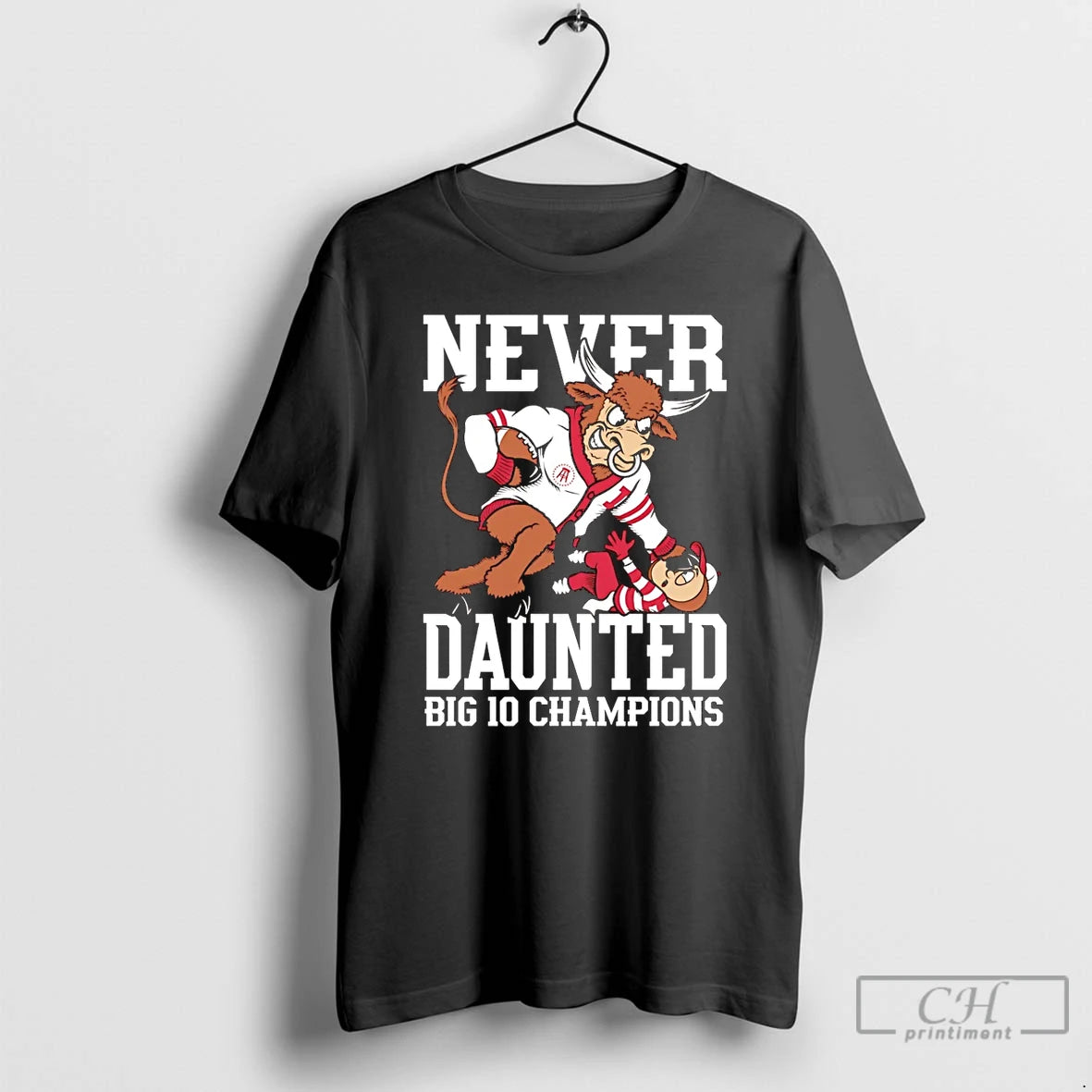 Classic Indiana Hoosiers 2025 Big Ten Champions Never Daunted Mascot