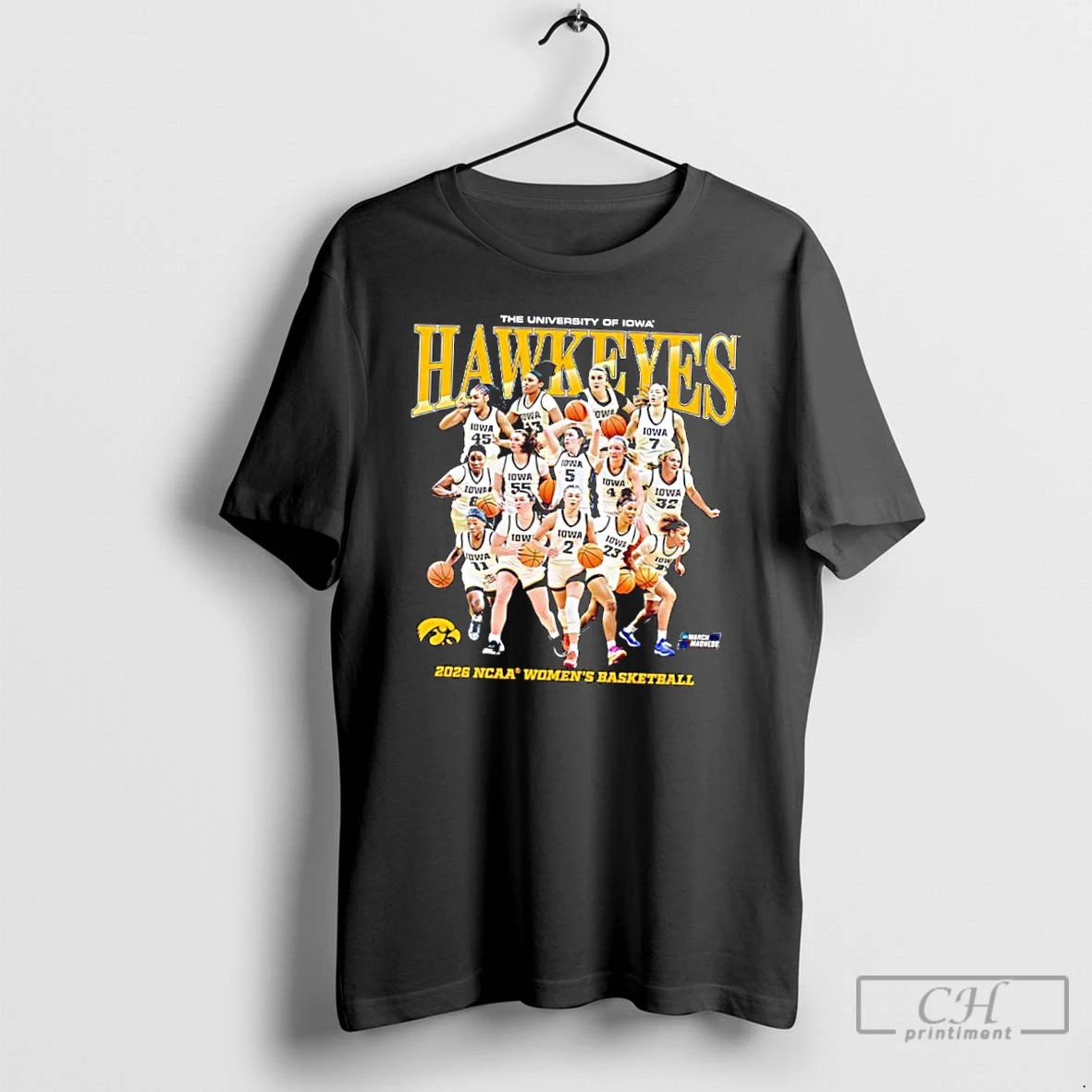 Classic Iowa Hawkeyes 2026 Ncaa Womens Basketball Team