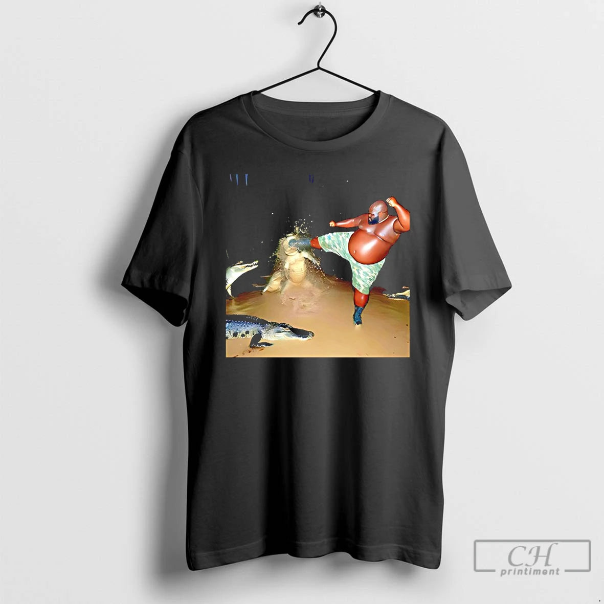 Classic Man Kick Alligator In Swamp Crocodile T-Shirts, Hoodie, Sweatshirt | WearSparks.com