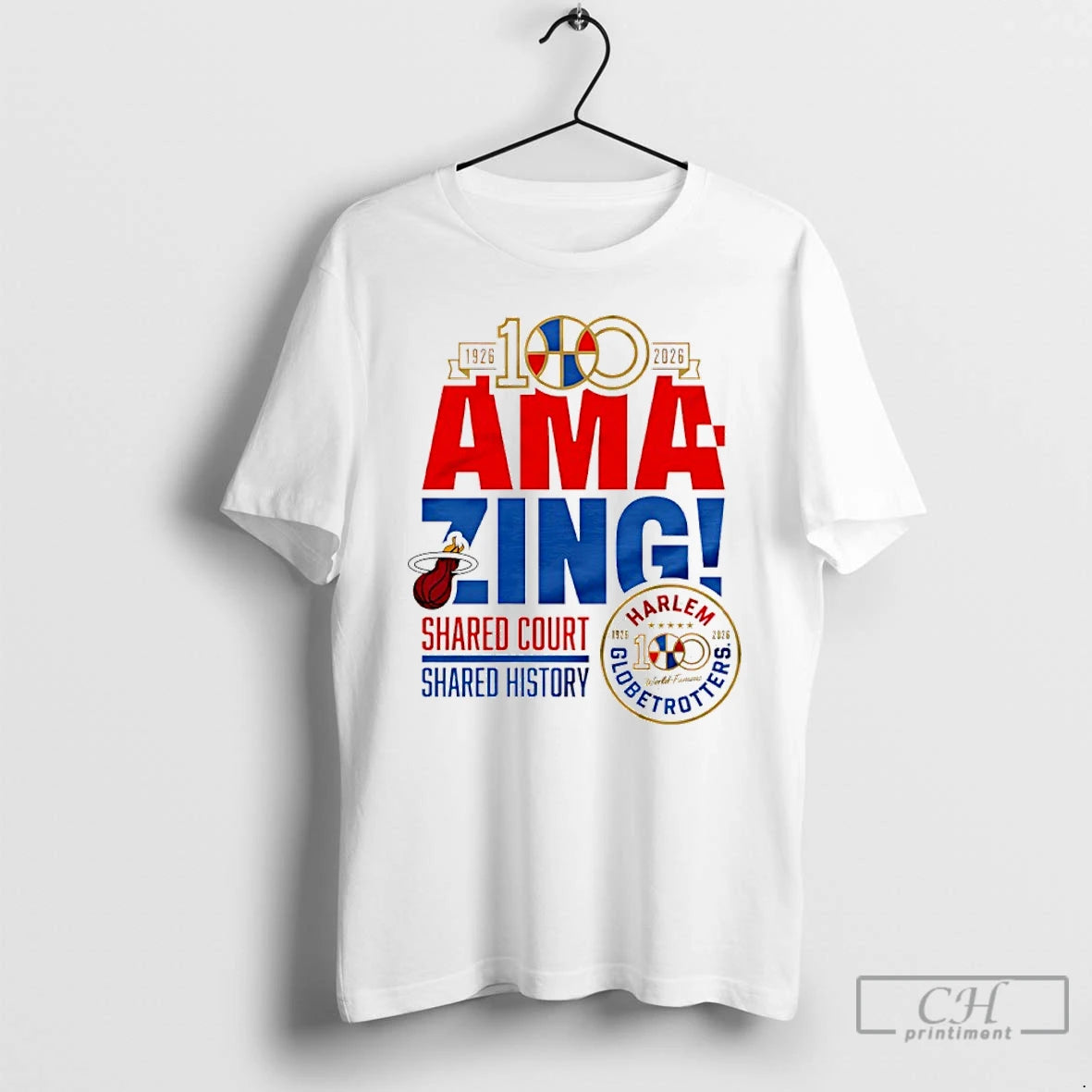 Classic Miami Heat X Harlem Globetrotters Amazing 100 Year 1926 2026 T-Shirts, Hoodie, Sweatshirt | WearSparks.com