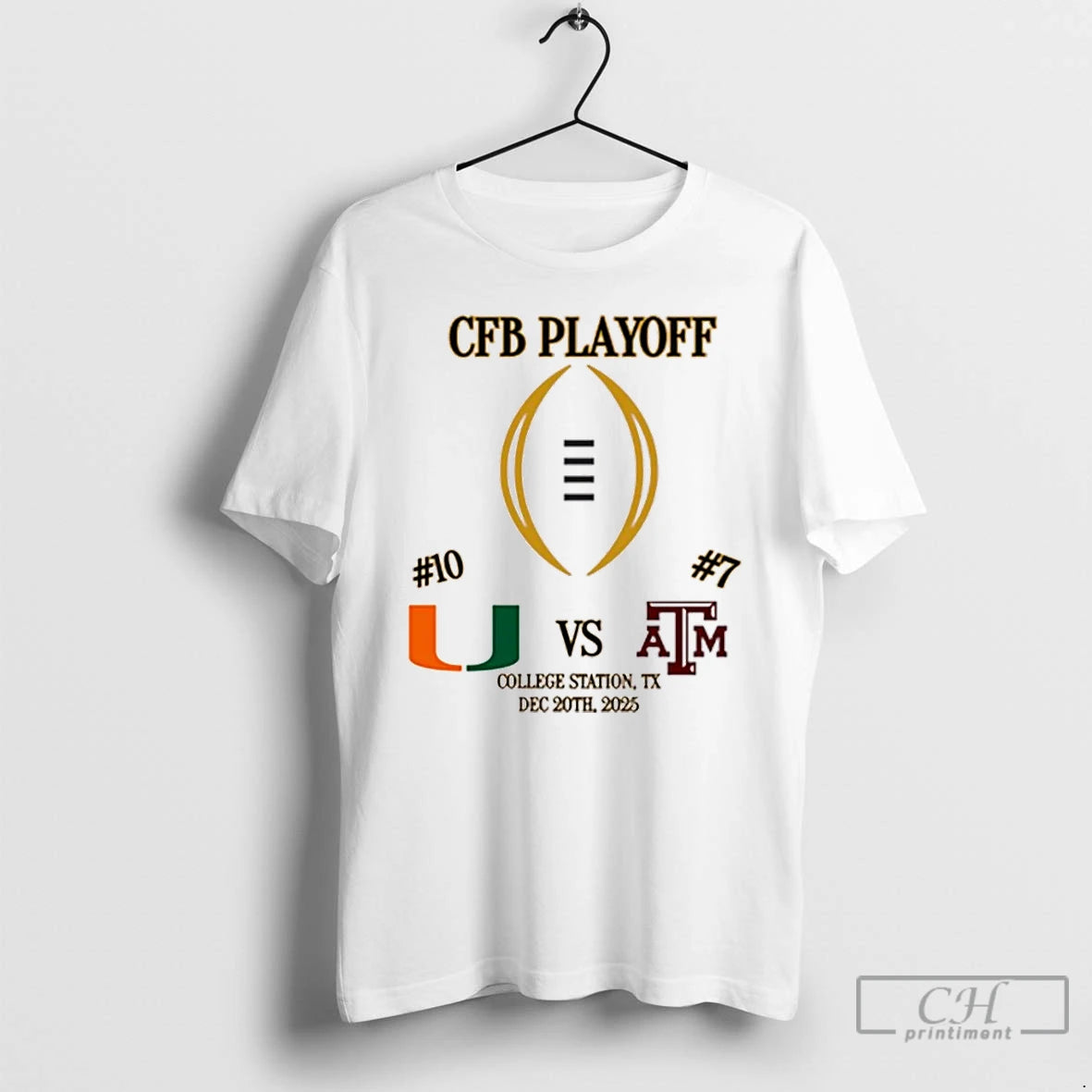 Classic Miami Hurricanes Vs Texas Am Aggies 2025 Cfp First Round Christmas T Shirts Sweater