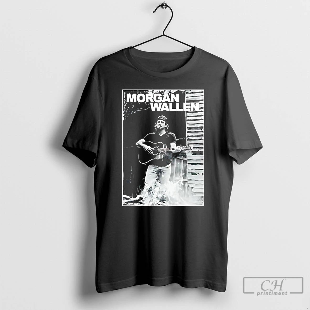 Classic Morgan Wallen Guitar Photo Graphic T-Shirts, Hoodie, Sweatshirt | WearSparks.com