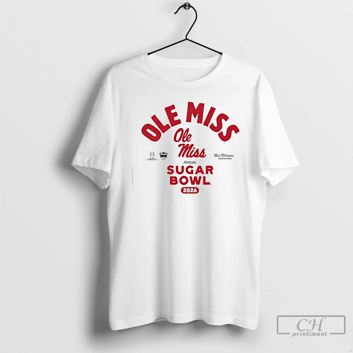 Classic Ole Miss Rebels Football 2025 Allstate Sugar Bowl Cfp New Orleans Louisiana T Shirts