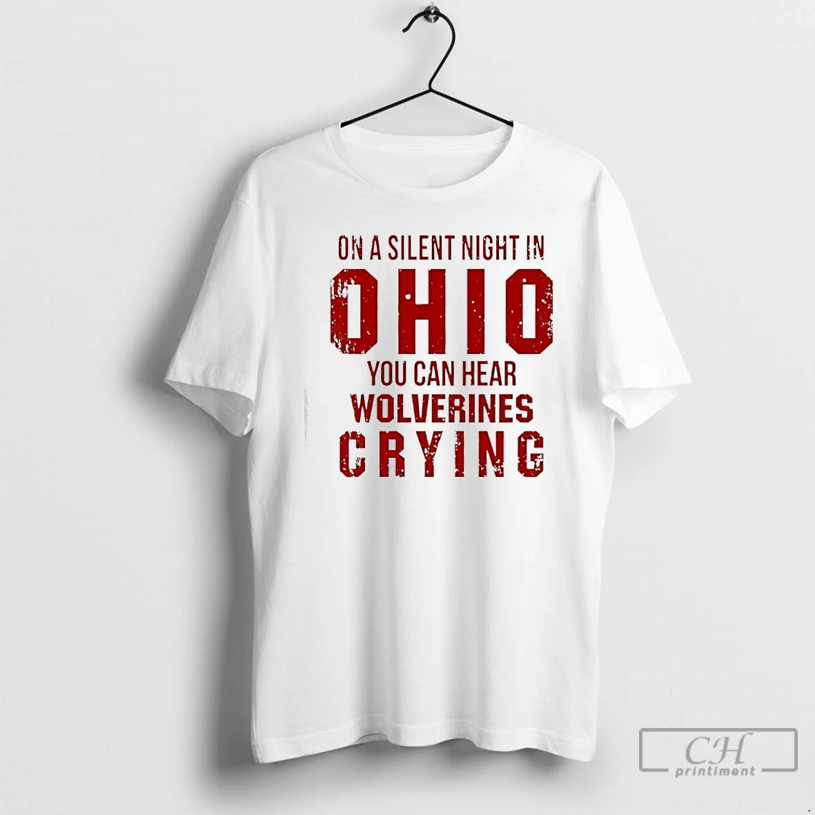 Classic On A Silent Night In Ohio You Can Hear Wolverines Crying T Shirts Sweater Hoodie, Sweatshirt | WearSparks.com
