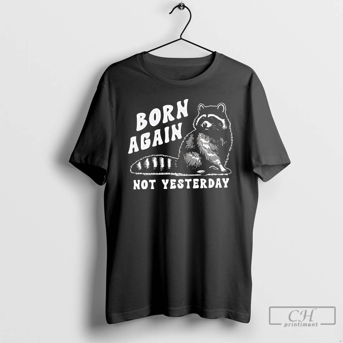 Classic Raccoon Born Again Not Yesterday