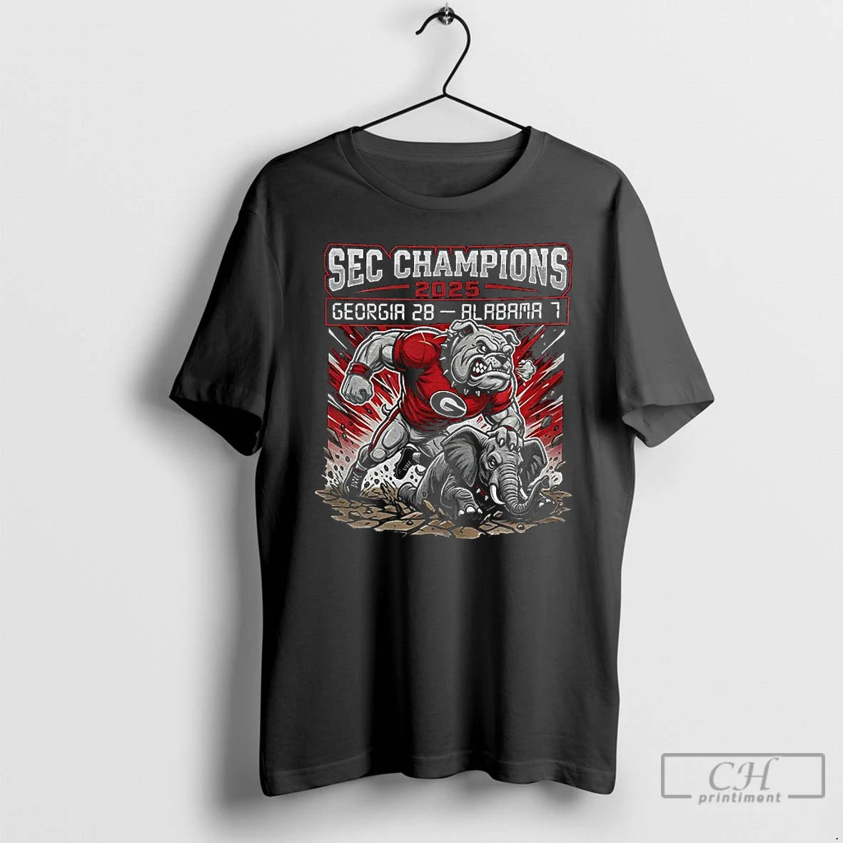Classic Sec Champions Georgia Bulldogs Victory Mascot 2025 Georgia 28 1 Alabama T Shirts Sweater