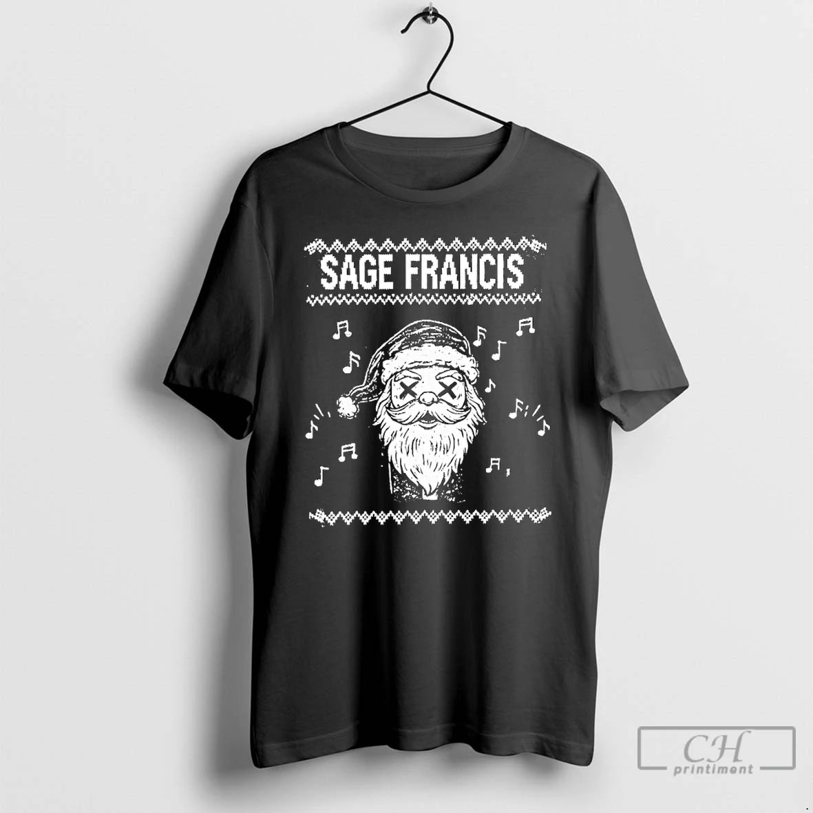 Classic Sage Francis Santa Ugly Christmas