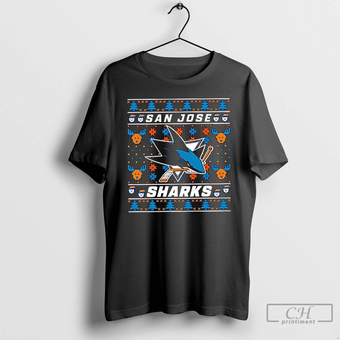 Classic San Jose Sharks 2025 Holiday Ugly Christmas T-Shirts, Hoodie, Sweatshirt | WearSparks.com