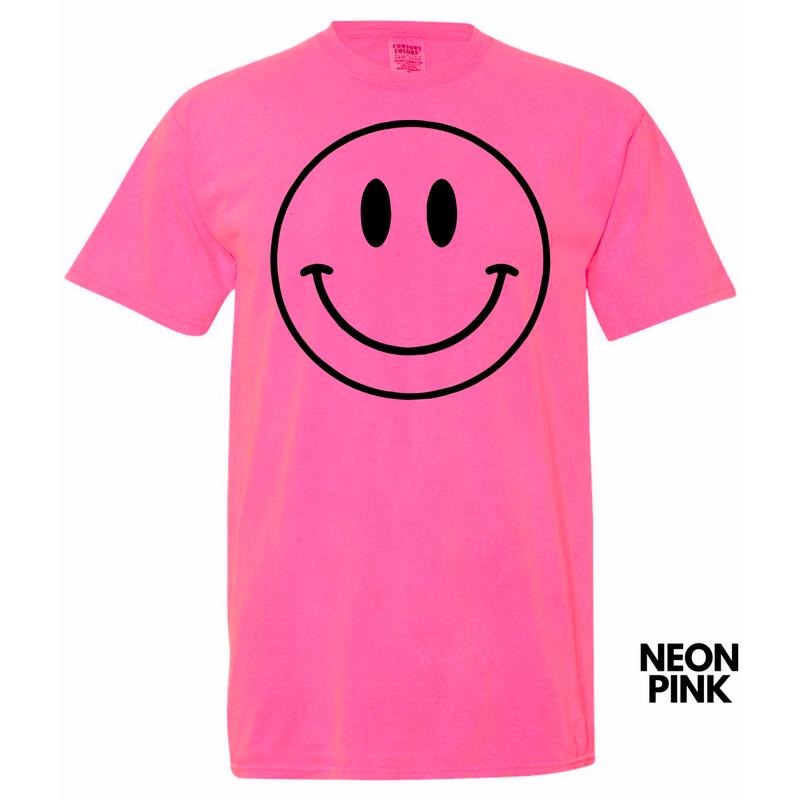 Classic Smile Happy Face Comfort Colors T-Shirt 'NLB'