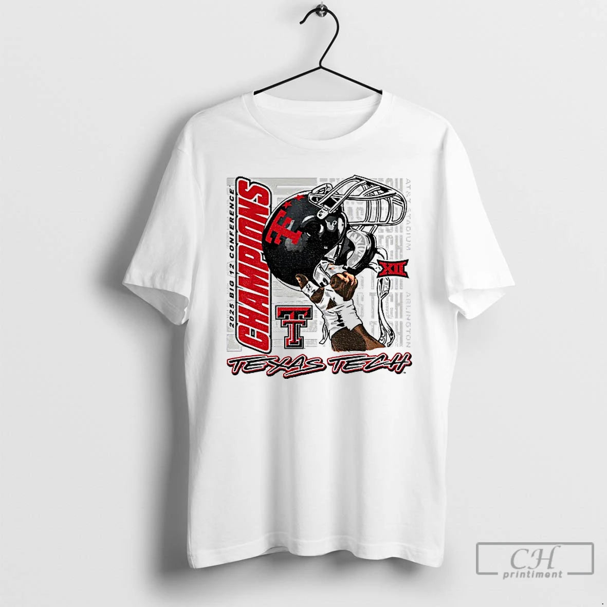 Classic Texas Tech Red Raiders Football 2025 Big 12 Cfp Champions Raise Em Up