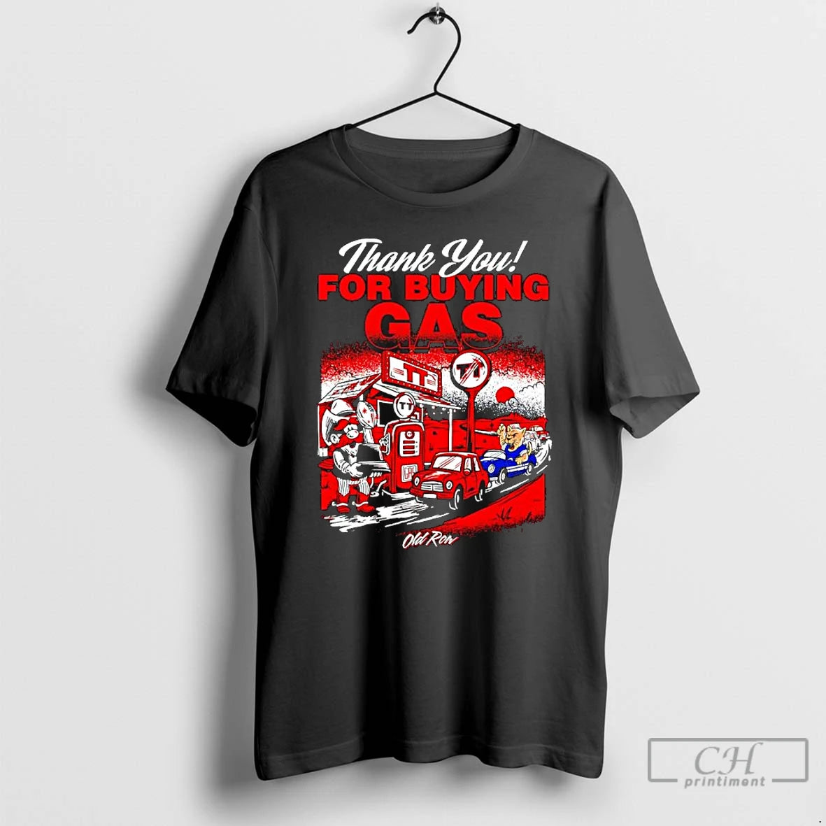 Classic Thank You For Buying Gas Texas Tech Graphic