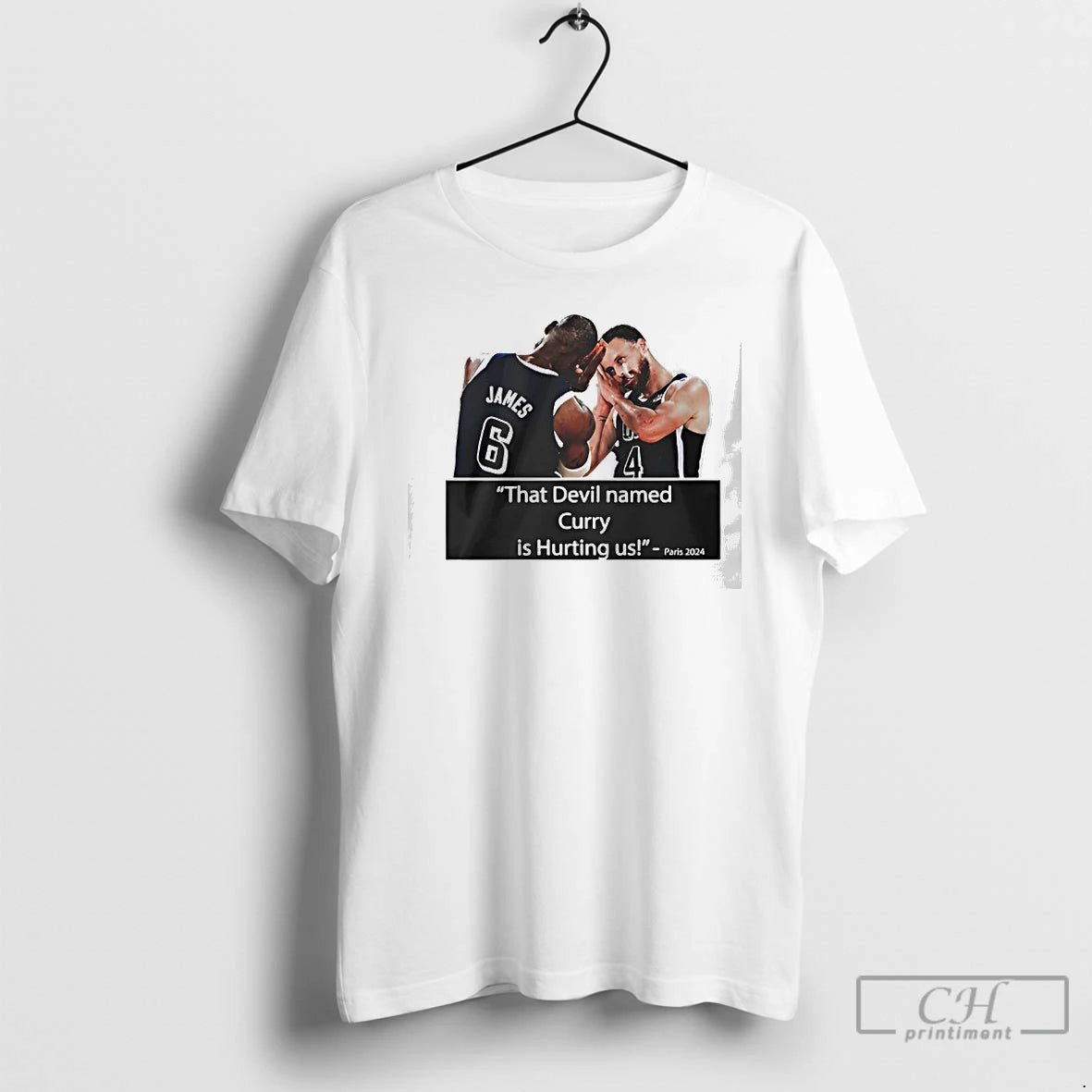 Classic That Devil Named Curry Is Hurting Us Paris T-Shirts, Hoodie, Sweatshirt | WearSparks.com