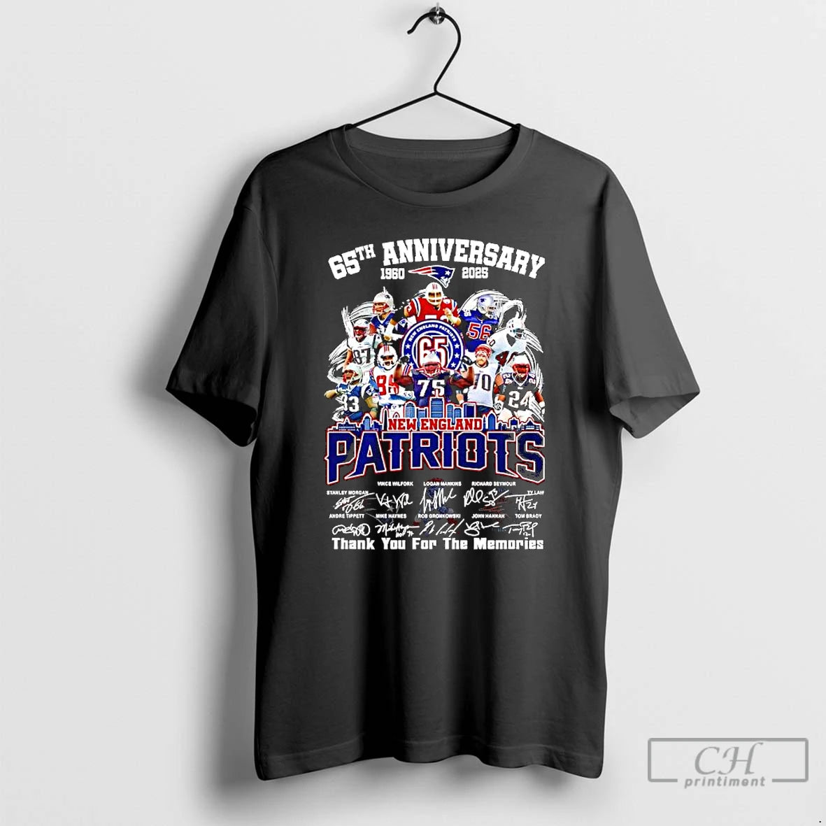Classic The New England Patriots 65th Anniversity