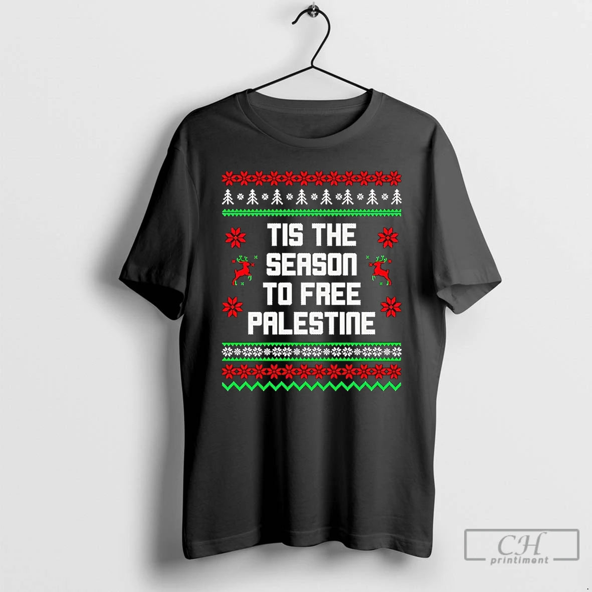 Classic Tis The Season To Free Palestine Ugly Christmas