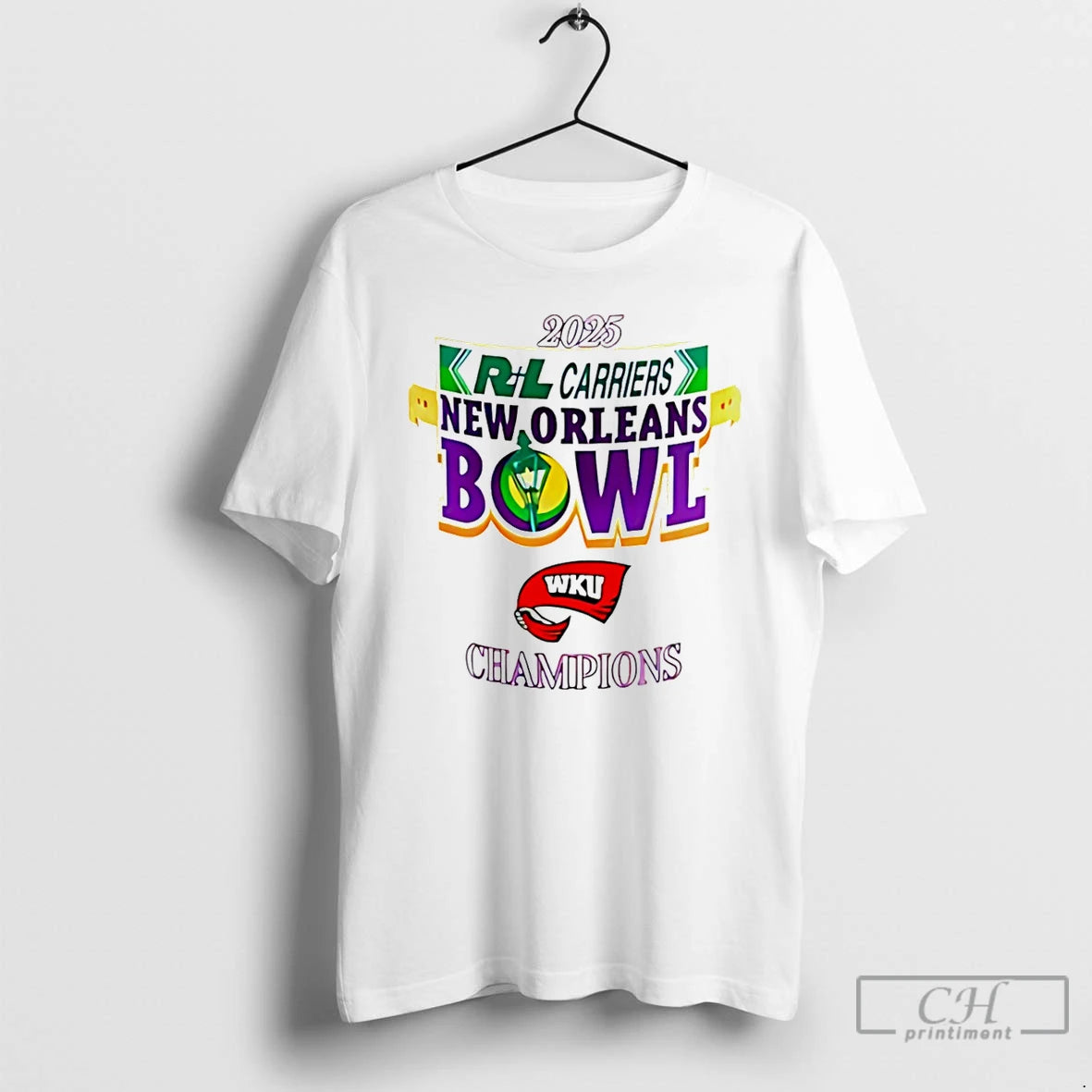 Classic Western Kentucky 2025 New Orleans Bowl Champions Logo T-Shirts, Hoodie, Sweatshirt | WearSparks.com