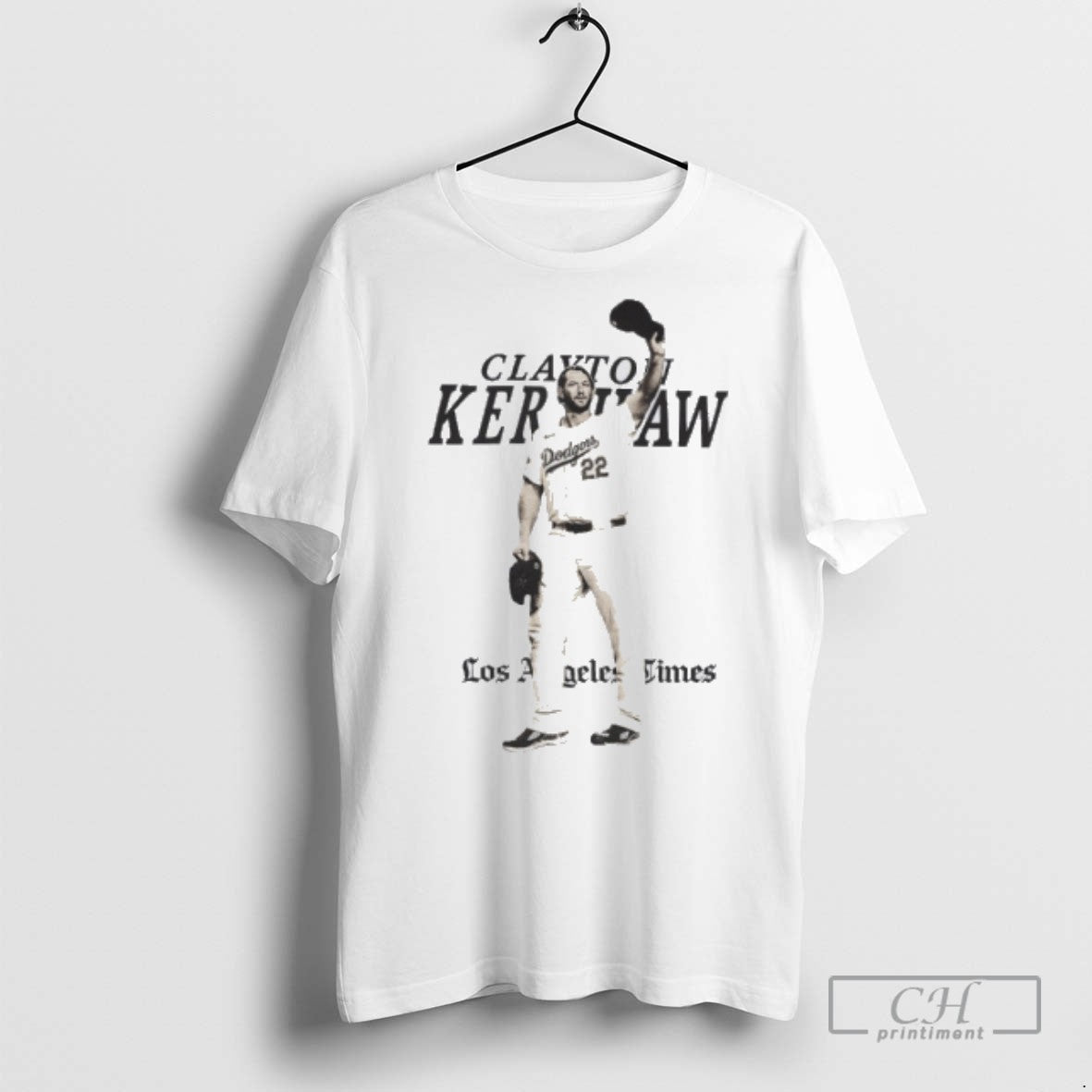 Clayton Kershaw Los Angeles Dodgers 22 Player T Shirts