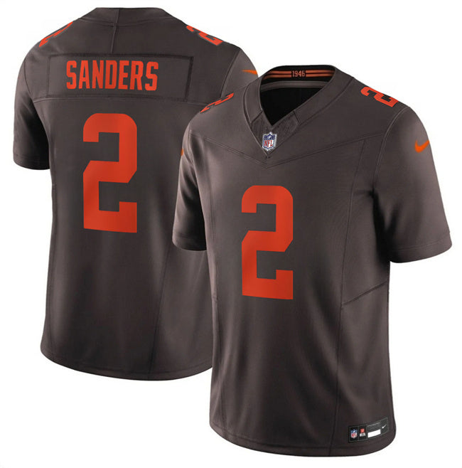 Cleveland Browns #2 Shedeur Sanders Brown 2026 F.U.S.E. 'Alpha Dawg Edition'