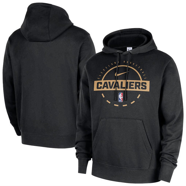 Cleveland Cavaliers Black 2025 26 Practice Club Pullover Hoodie