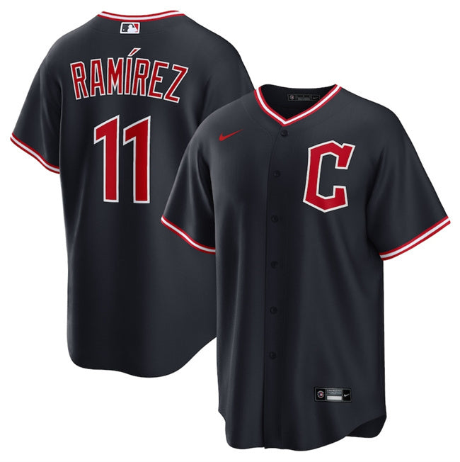 Cleveland Guardians #11 José Ramírez Navy 2025 Alternate Limited Stitched