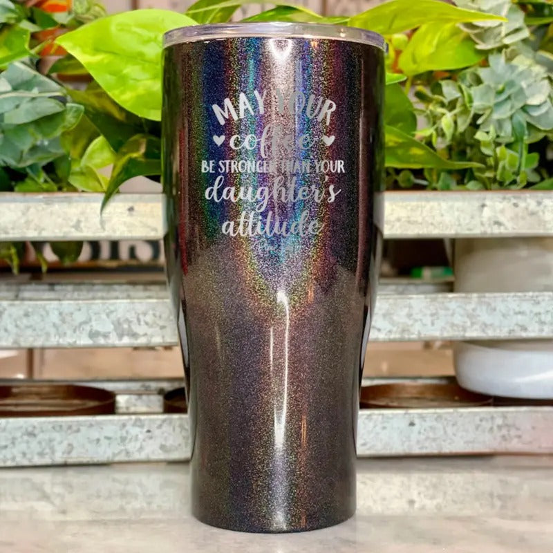 Coffee Stronger Than Your Daughter's Attitude Tumbler T-Shirts, Hoodie, Sweatshirt | WearSparks.com