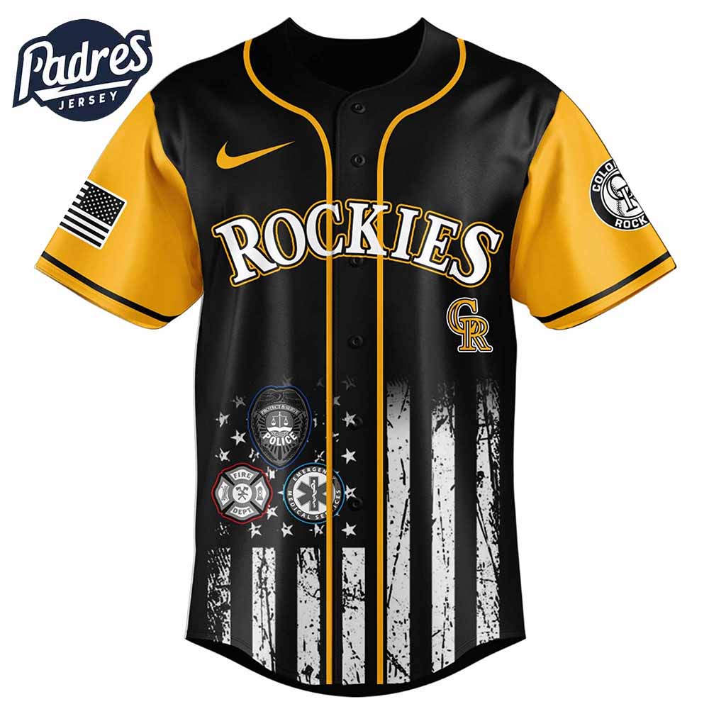 Colorado Rockies MLB x First Responders Baseball Jersey - Padres Jersey Oasis: Elevate Your Baseball Style Game