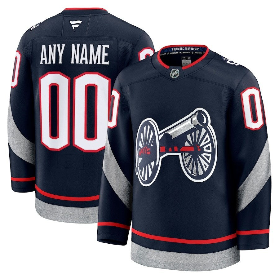 Columbus Blue Jackets 2025 NHL Stadium Series Premium Custom Jersey - Navy