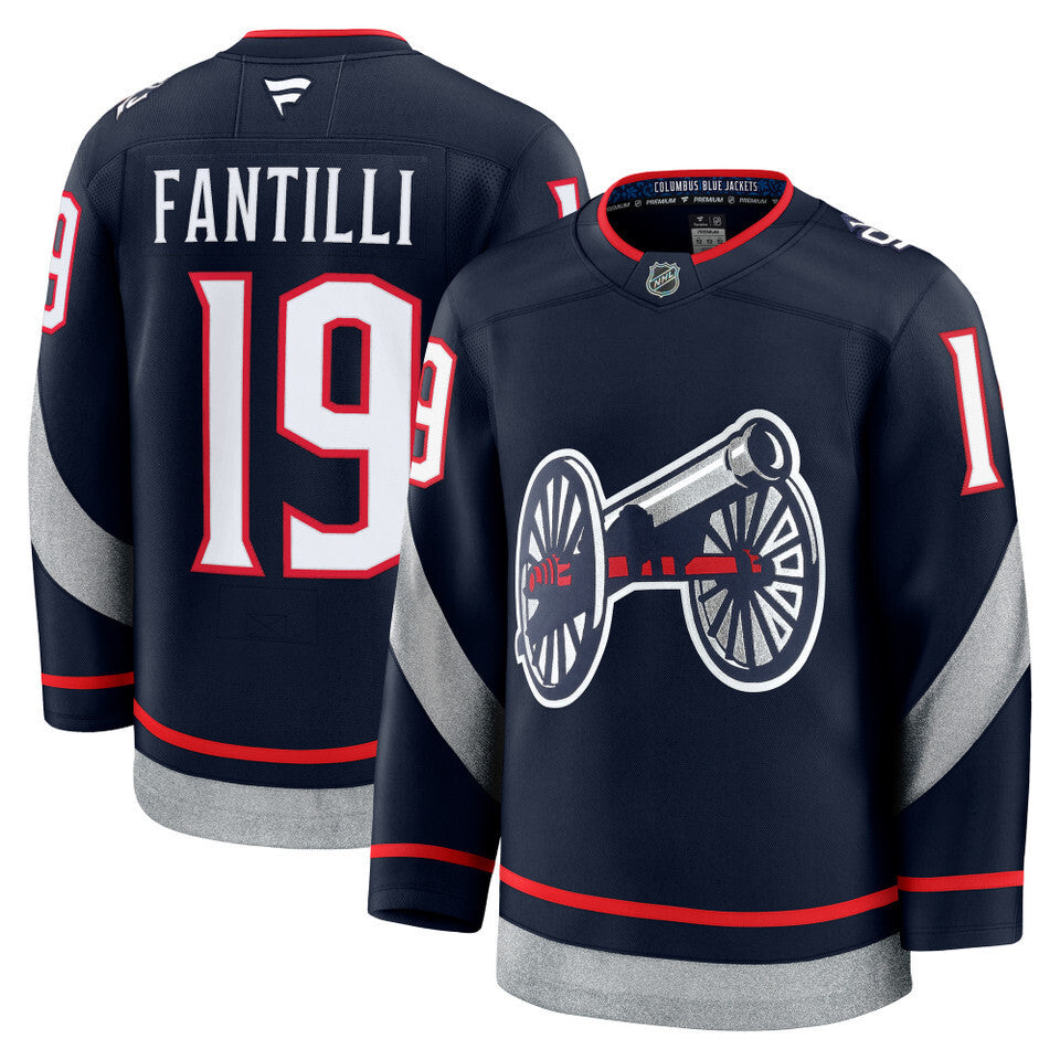 Columbus Blue Jackets #19 Adam Fantilli 2025 Stadium Series Style 2