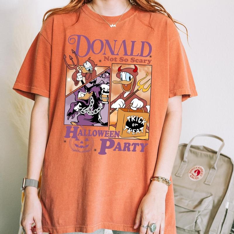 Comfort Colors Do.nald Halloween Party Shirt, Donald Halloween Shirt, Halloween Women's Shirt, Spooky Season Shirt