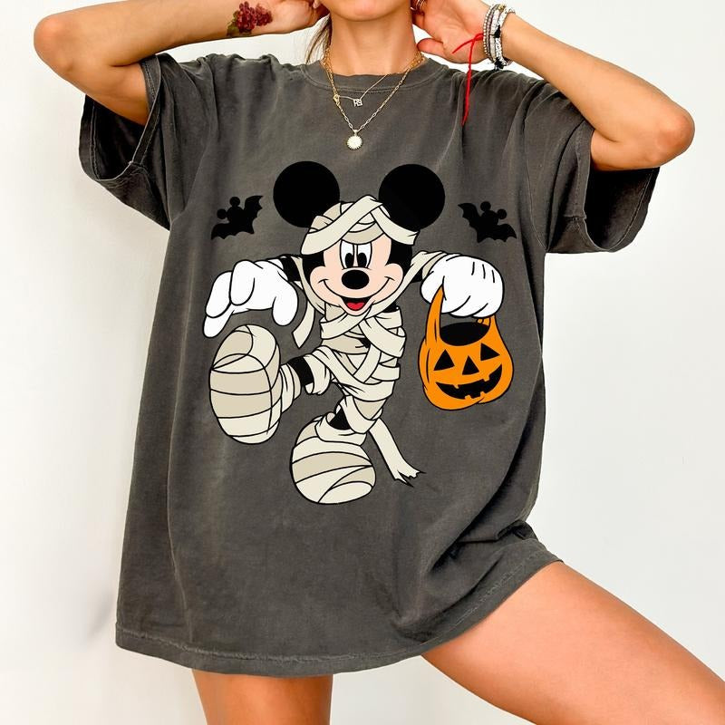 Comfort Colors Mic.key Halloween Shirt, Halloween Tee, Spooky Shirt, Pumpkin Shirt