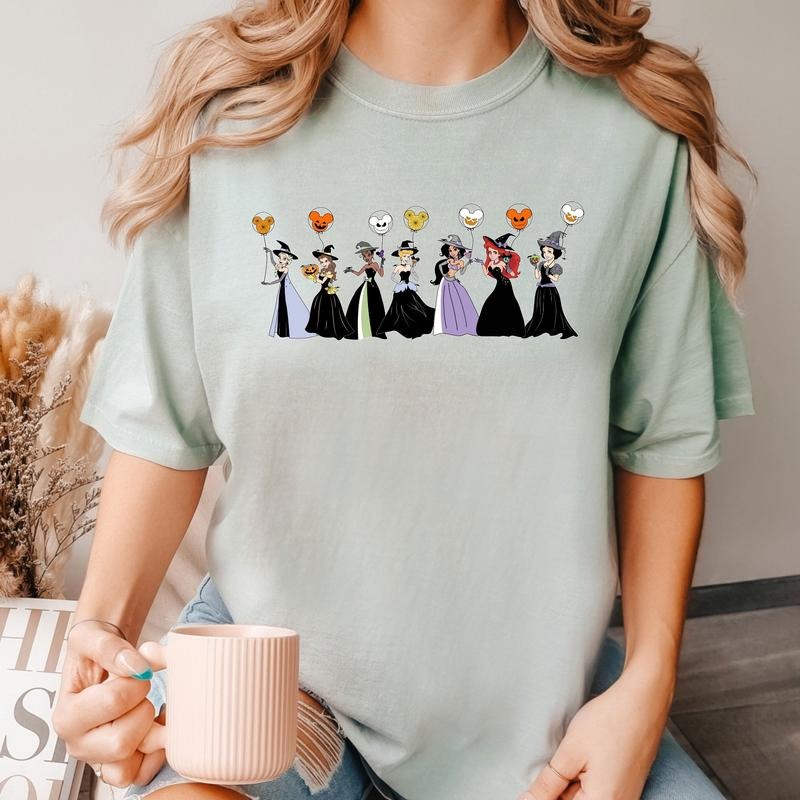 Comfort Colors Princess Halloween Shirt, Mic.key Halloween Shirt