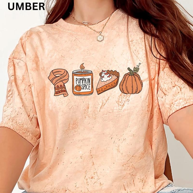 Comfort Colors Shirt, Fall Essentials Shirt, Pumpkin Pie and Pumpkin Spice Shirt, Graphics Fall Tee