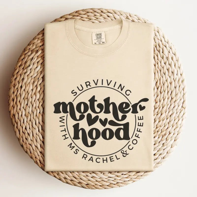 Comfort Colors Surviving Motherhood In My Miss Rachel Era New Mom Shirtmom To Be Shirt Funny Mom Shirt Miss Rachelmom Shirt Of Littles TK62GN