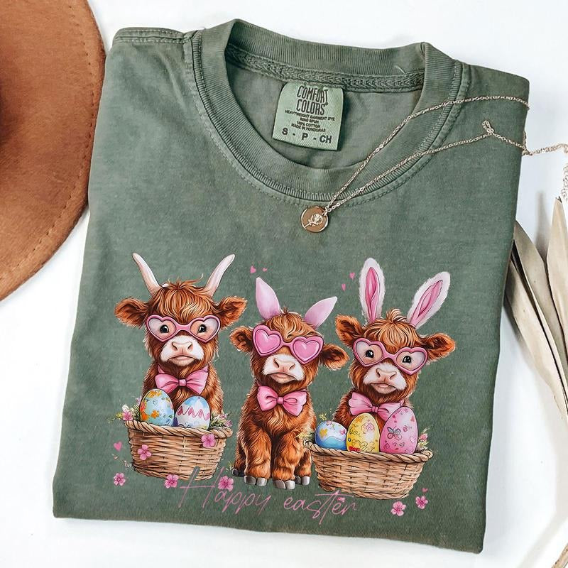 Comfort Colors Teacher Easter Shirt, Coquette Teacher Shirt, Easter Pencil Bow T-Shirt