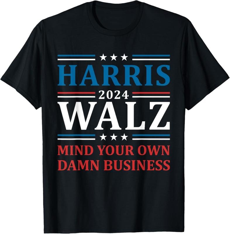 Comfort Colors Walz Waltz 2024 Mind Your Own Damn Business T-Shirt