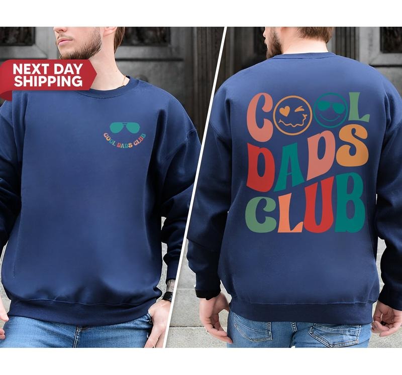 Cool Dads Club Shirt Birthday Gift For Dad Cool Dads Club Sweatshirt Funny Dad Crewneck Gift For Dad Father's Day Giftfunny Dad Shirt TK43GN