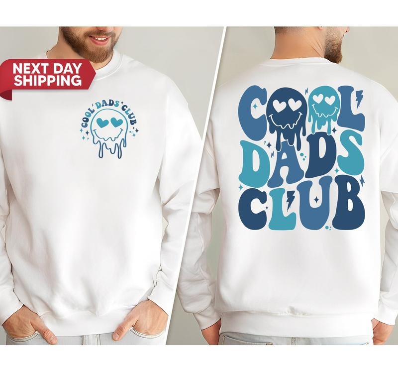 Cool Dads Club Shirt Cool Dads Club Sweatshirt Funny Dad Crewneck Gift For Dad Father's Day Gift Pregnancy Announcement Shirt For Dad TK43GN