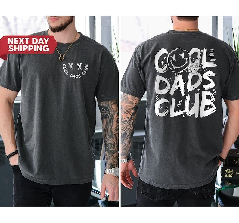 Cool Dads Club Shirt, Birthday Gift for Dad, Cool Dads Club Sweatshirt, Funny Dad Crewneck, Gift for Dad, Father's Day Gift, Dad Shirt Hoodie, T-shirt and sweater 2 sides