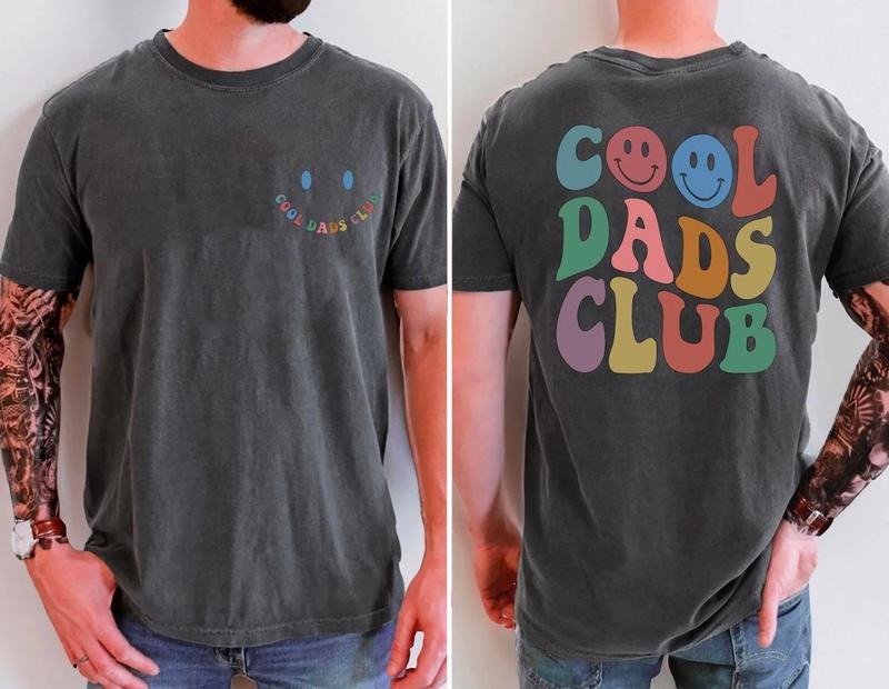 Cool Dads Club Shirt, Cool Dad T-shirt, Dad Sweatshirt, Dad Shirt, Funny Dad Crewneck, Dad Birthday Tee, Fathers Day Shirt
