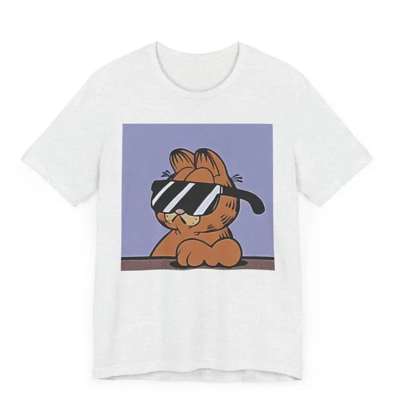 Cool Garfield Unisex Jersey Short Sleeve Tee Men's Women's T-shirt Menswear Top