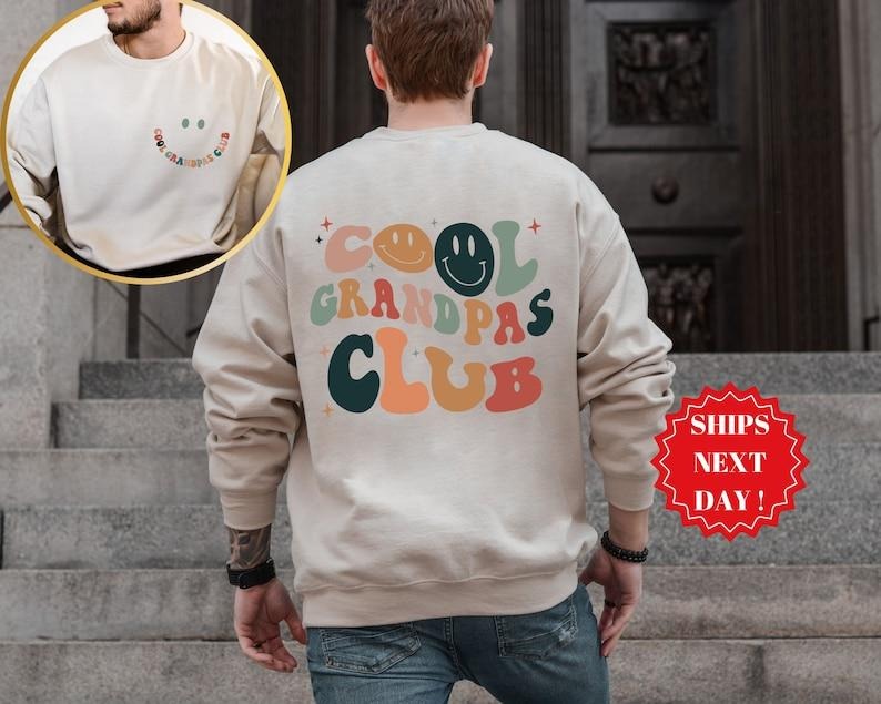 Cool Grandpas Club Sweatshirt, Grandpa Sweatshirt, Grandpa Shirt, Gift For Grandpa, Grandpa Gift, Cool Grandpa Shirt,...