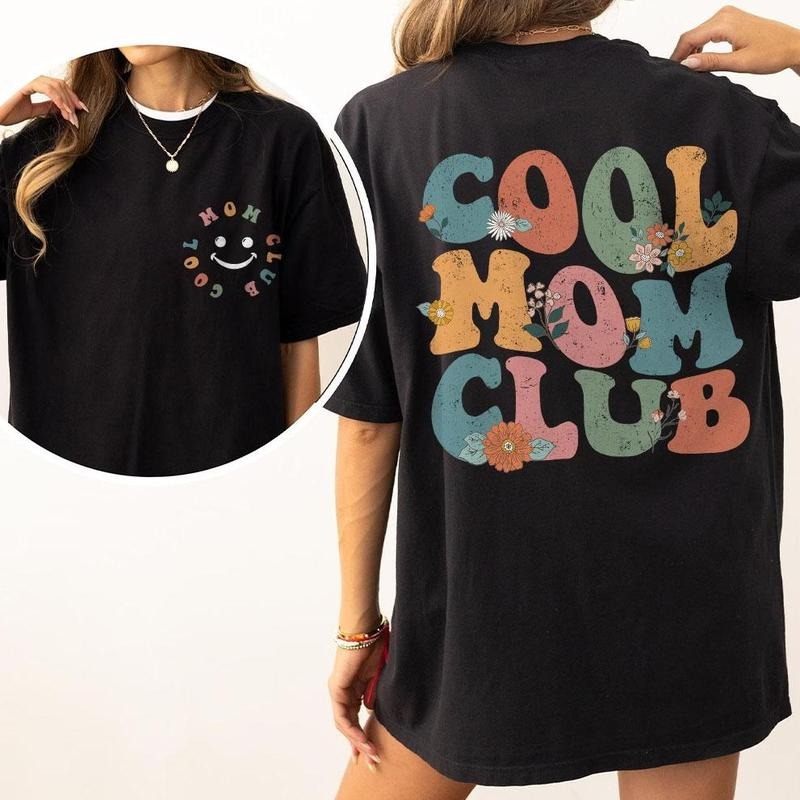 Cool Mom Club Comfort Shirt, Mom Club Tee, Retro Mom Shirts, Mama T-Shirt, New Mom Gifts, Mom Birthday Gifts, Gifts For New Mom, Baby Announcement Shirts, New Mama Tee, Mom Women Top