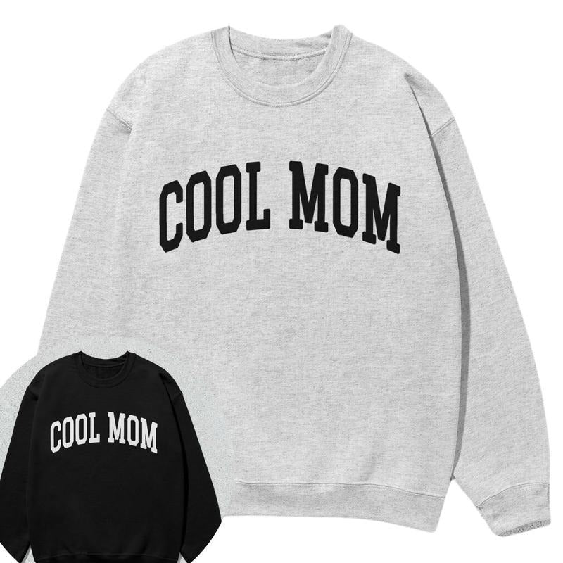 Cool Mom Sweatshirt Collegiate Crewneck Sweater Unisex